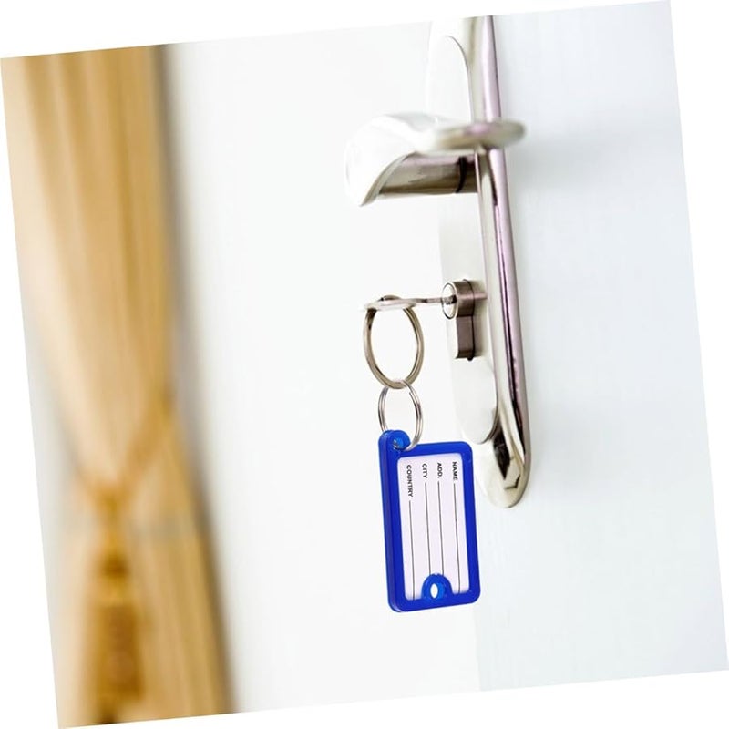 40Pcs Colorful Luggage Key Tags Portable Labeling System Compact ID Tags for Travel Accessories - Image 3